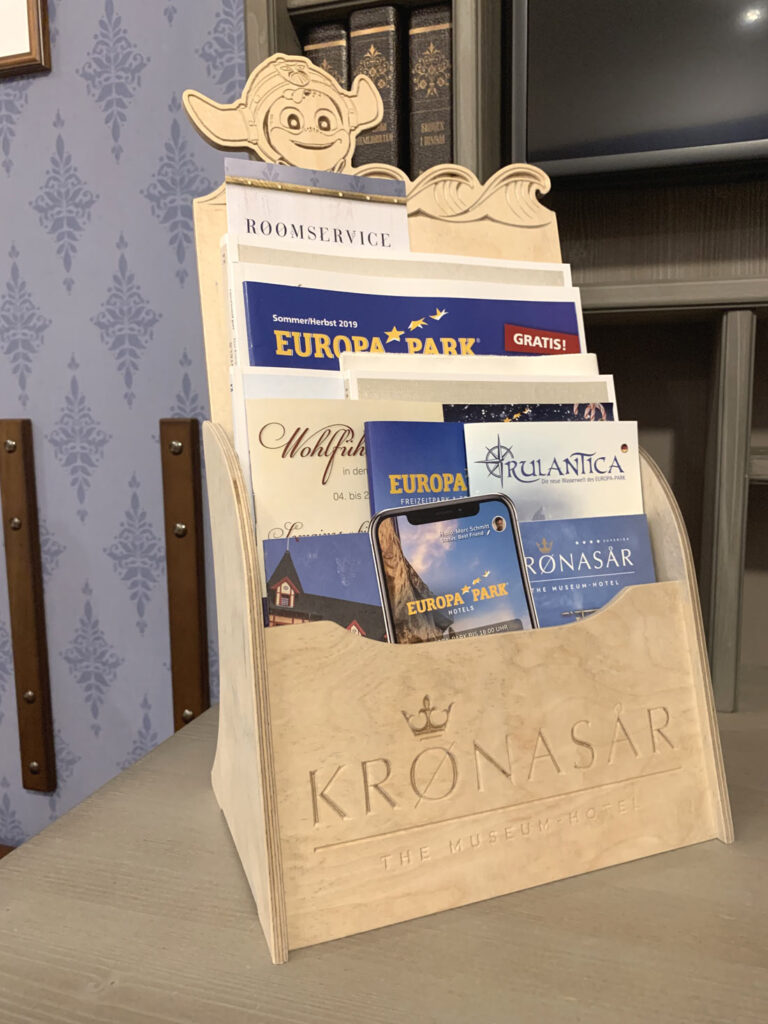 Hotel Krønasår: blaues Standardzimmer