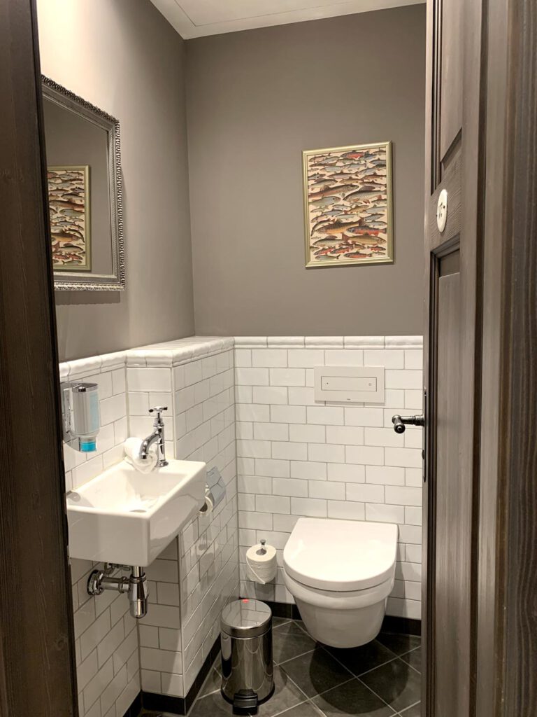 Hotel Krønasår: blaues Standardzimmer
