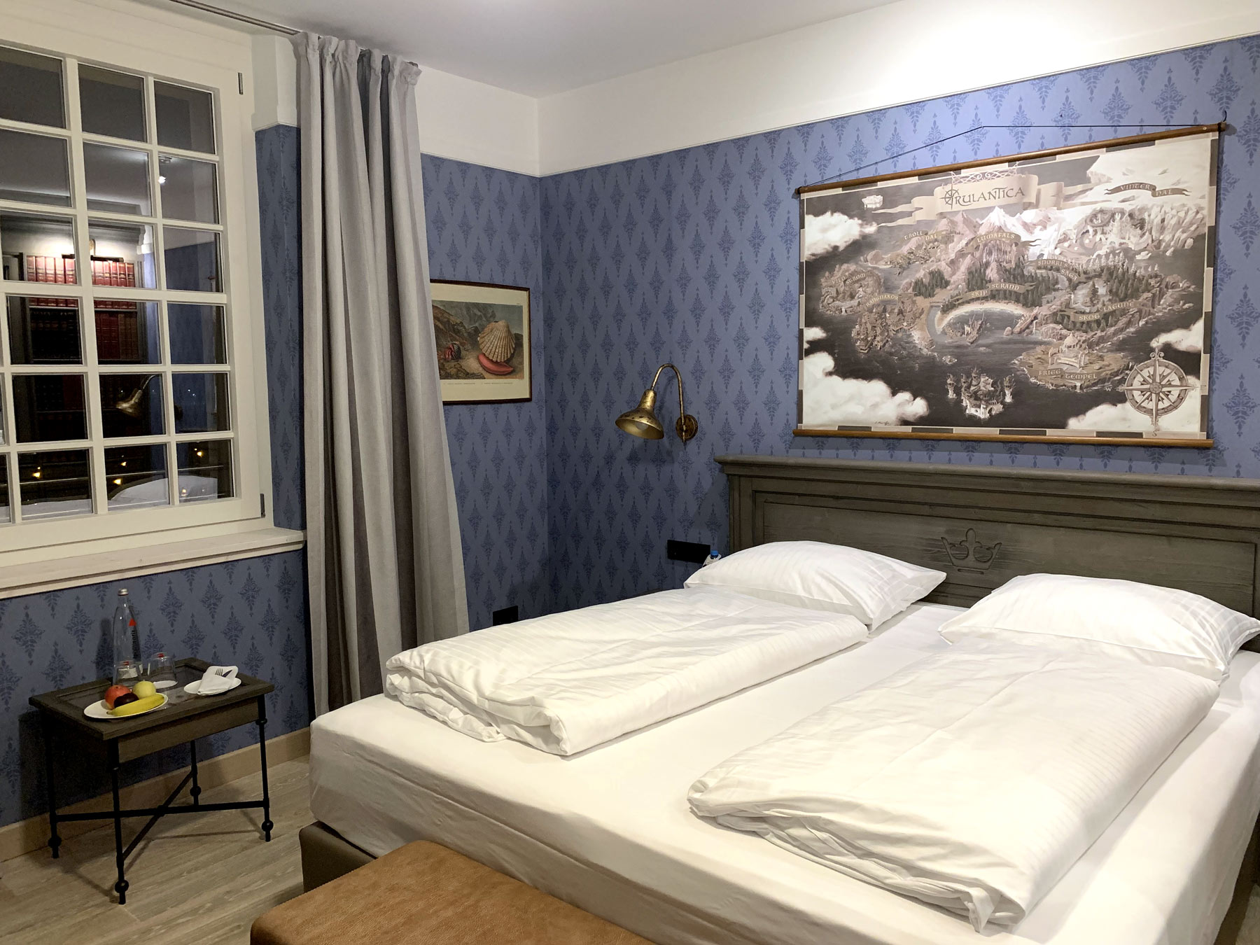Hotel Krønasår: blaues Standardzimmer