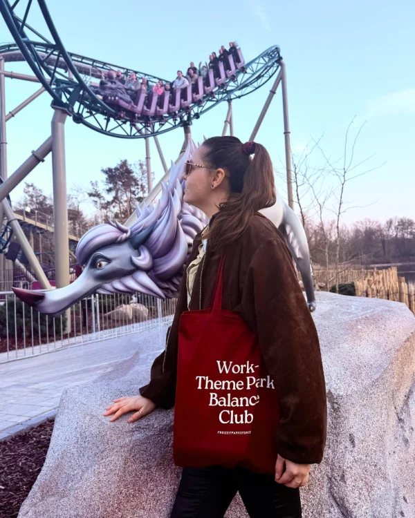 "Work Theme Park Balance Club" Tasche